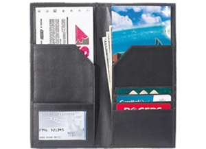 Picture of Leather Passport & Ticket Holder