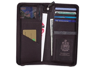 Picture of Passport & Ticket Holder with Zipper