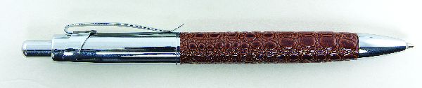Picture of Leather Croco Pen