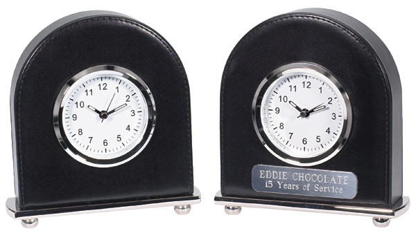 Picture of Classic Leather-Covered Clock L9913