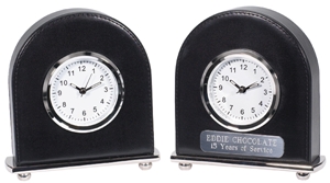 Picture of Classic Leather-Covered Clock L9913