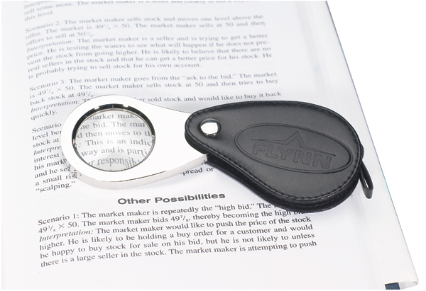 Picture of Magnifier in Leather Holder