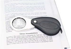 Picture of Magnifier in Leather Holder