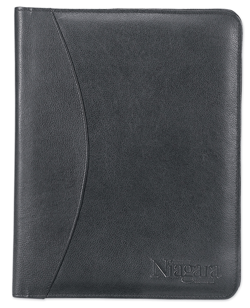 Picture of Textured Nappa Leather Writing Folio