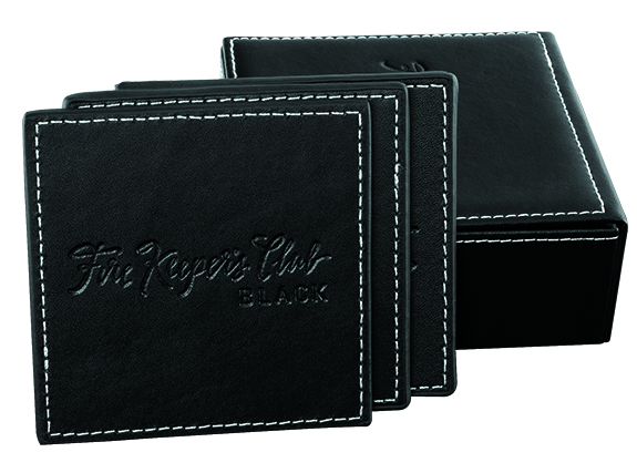 Picture of Set of 6 Leather coasters