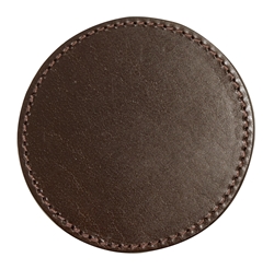 Picture of Single Round Leather Coasters 3.75" x 3.75"