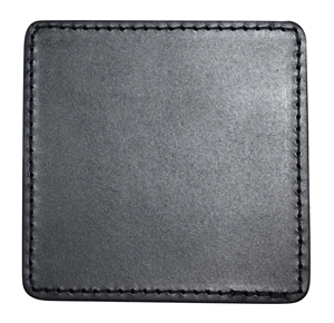 Picture of Set of 4 Leather Coasters with Stitched Edge