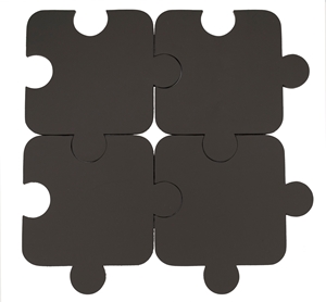 Picture of Set of 4 - The Missing Piece (each pc 3.5" x 3.5")