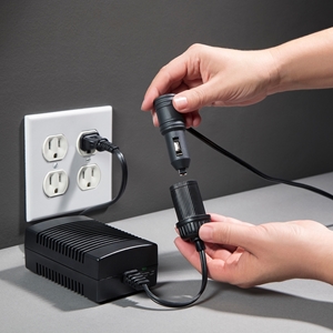 Picture of Koolatron 110 Volt AC to 12 Volt DC Power Adapter w/ Circuit Breaker