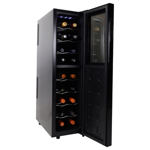 Picture of Koolatron 18 Bottle Wine Cooler, Black, Thermoelectric Wine Fridge, 1.9 cu. ft. (53L), Freestanding Wine Cellar