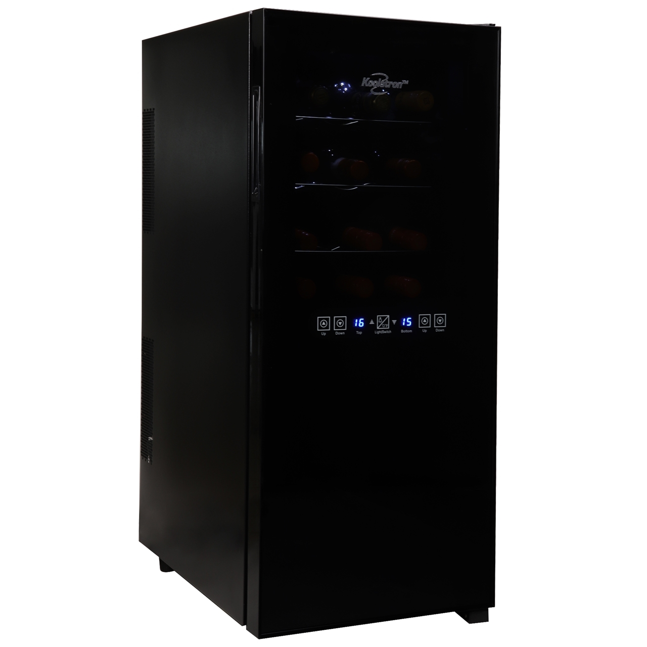 Picture of Koolatron 24Bottle Wine Cooler, Black, Thermoelectric Wine Fridge, 2.4 cu. ft. (68L), Freestanding Wine Cellar