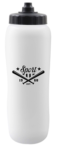 Picture of Momentum 34oz White Squeeze Bottle