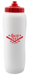 Picture of Momentum 34oz White Squeeze Bottle