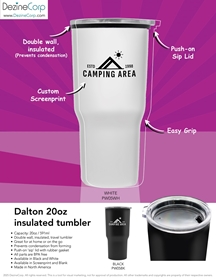 Picture for category Dalton 20oz Insulated Tumbler