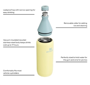Picture of Stanley  All Day Slim Bottle, 20oz - Etched