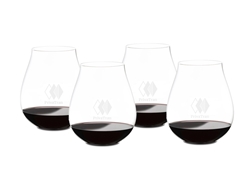 Picture of New World Pinot Noir, 25.75oz / Set of 4 - Etched