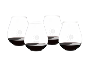 Picture of New World Pinot Noir, 25.75oz / Set of 4 - Etched