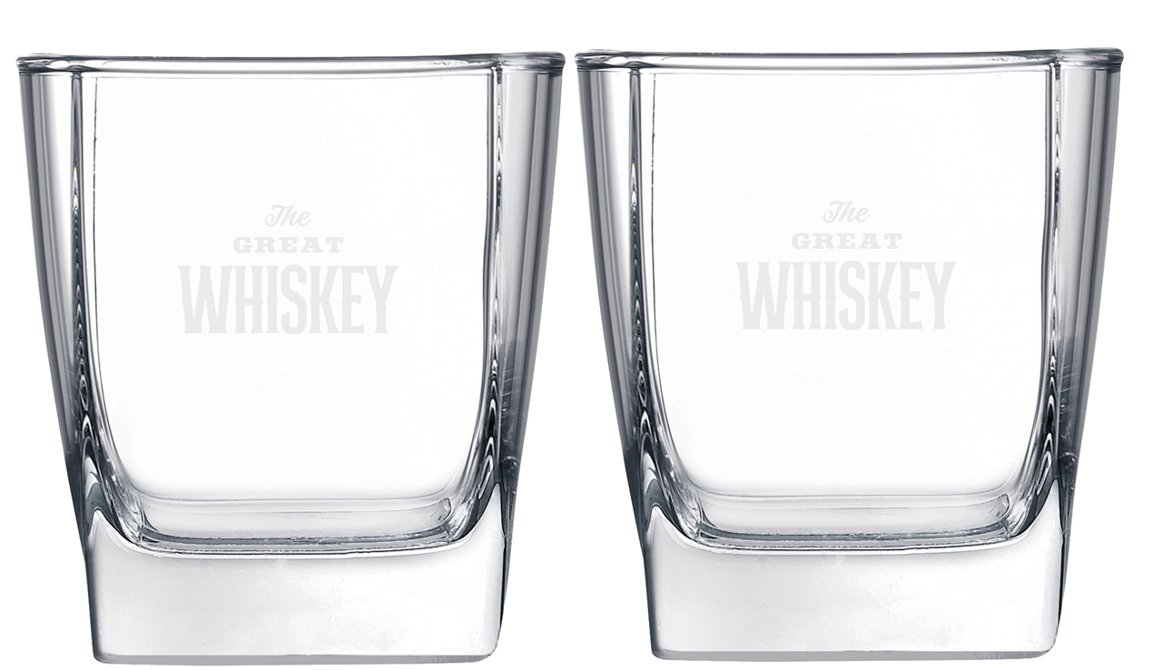 Picture of Square Mini 10.5oz / Set of 2 - Etched