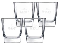 Picture of Square Mini 10.5oz / Set of 4 - Etched