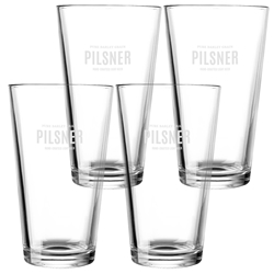 Picture of Mixing Glass 16oz / Set of 4 - Etched