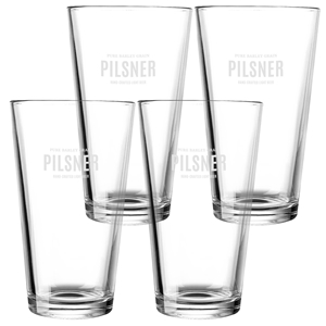 Picture of Mixing Glass 16oz / Set of 4 - Etched