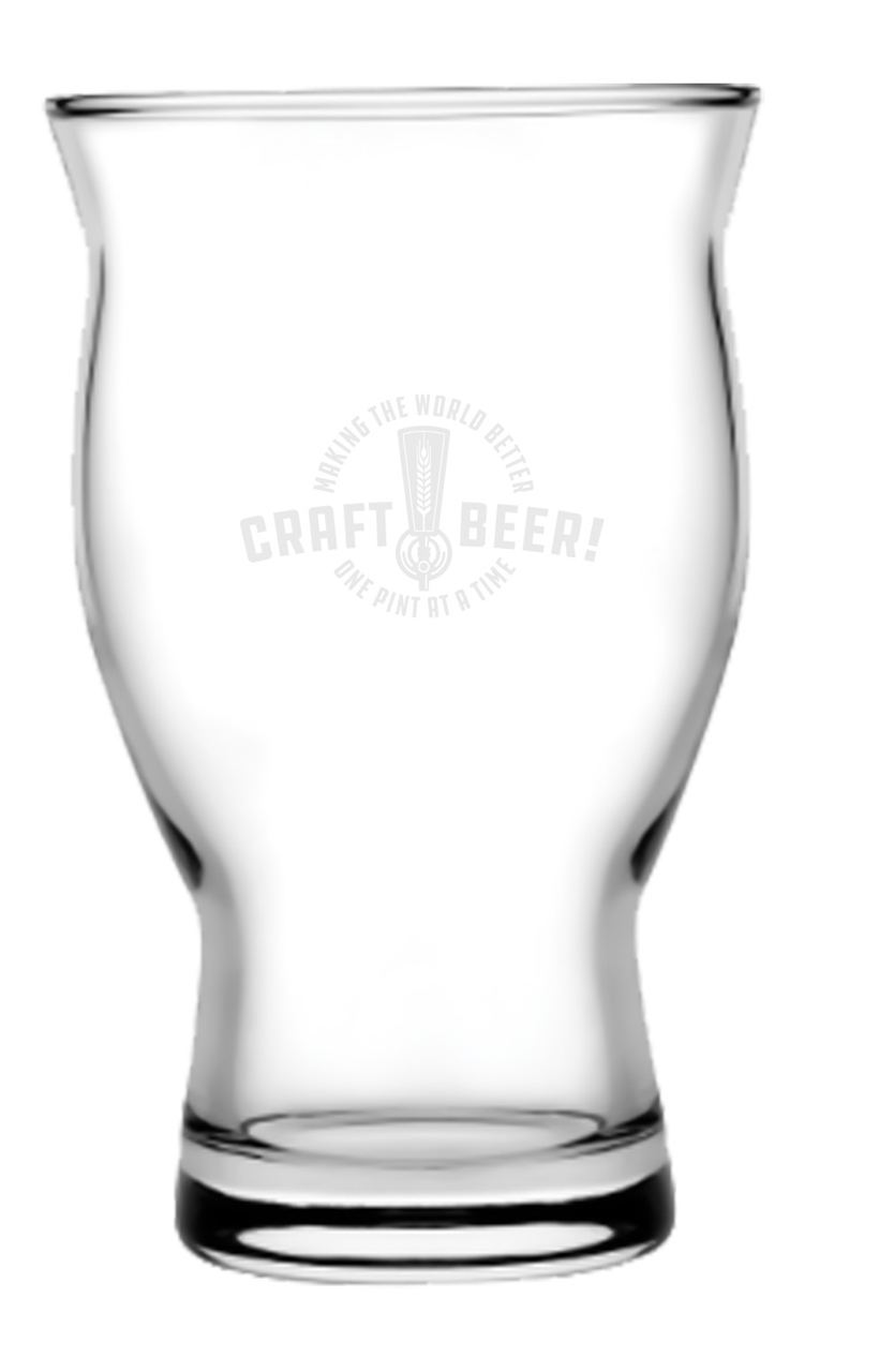 Picture of Halle 16.75oz stacking craft pilsner - Etched