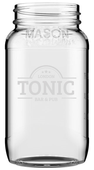 Picture of Mason Jar 24oz - Etched
