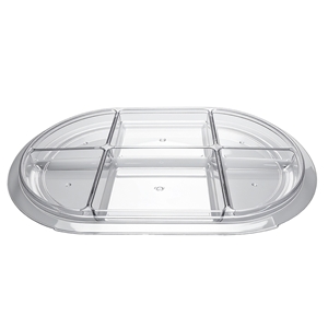 Picture of Oval Serving Tray with Inserts (undecorated)