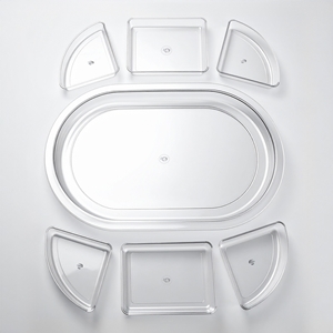 Picture of Oval Serving Tray with Inserts