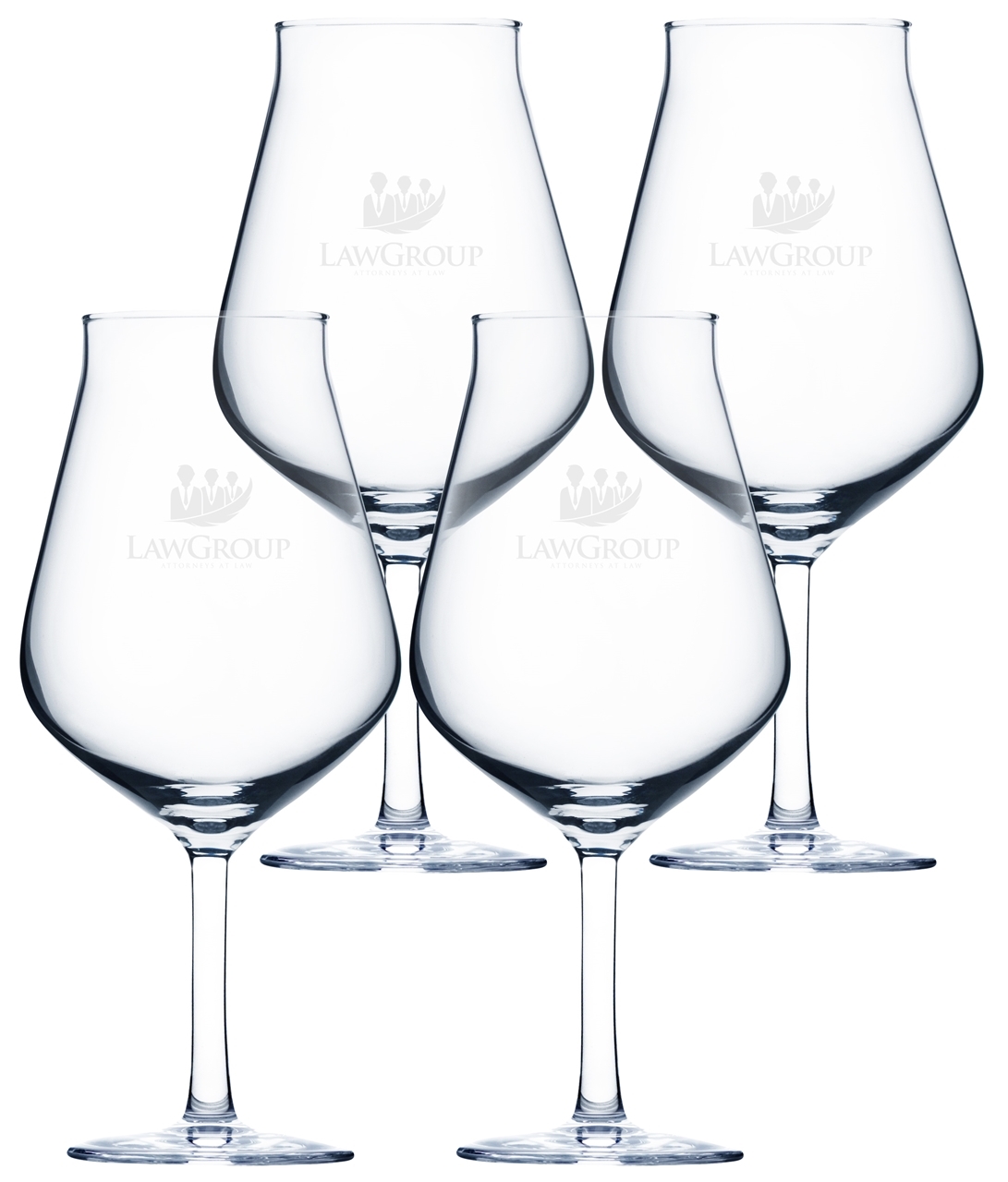 Picture of Hugo 14oz Stemmed Beer / Set of 4 - Etched