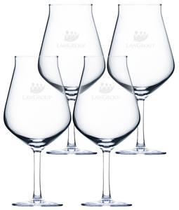 Picture of Hugo 14oz Stemmed Beer / Set of 4 - Etched