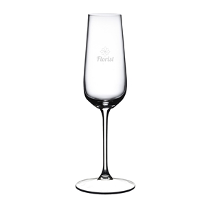 Picture of Grape Champagne Flute 8.5oz - Etched