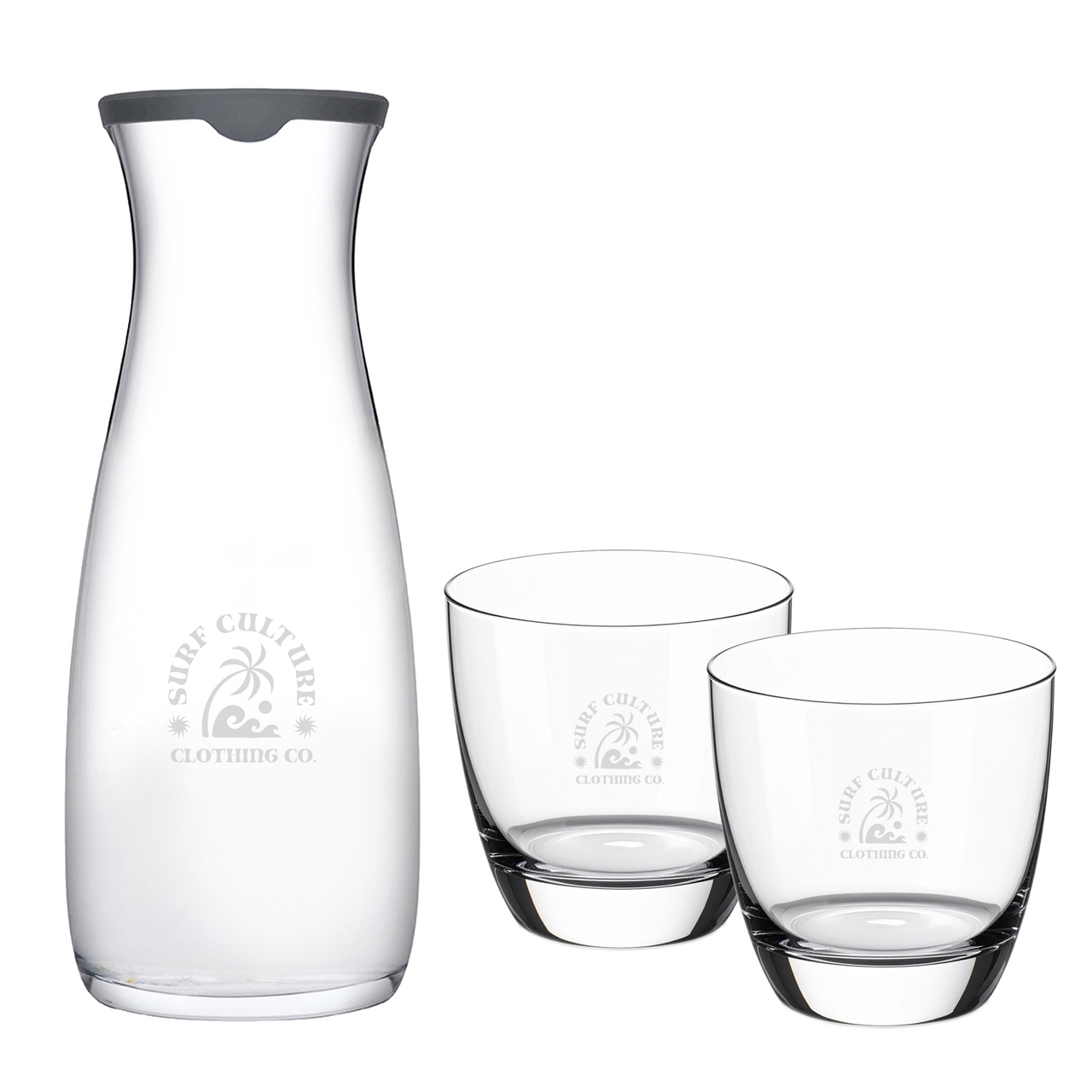 Picture of Amphora Carafe & Adelaide DOF Set - Etched