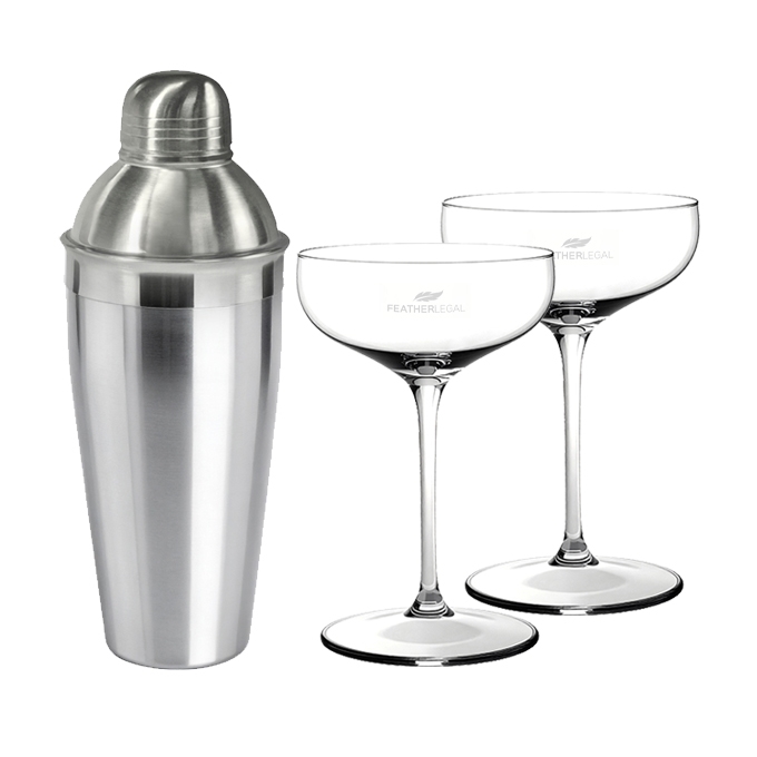 Picture of Spirit Shaker & RIEDEL Coupe 3pc Gift Set