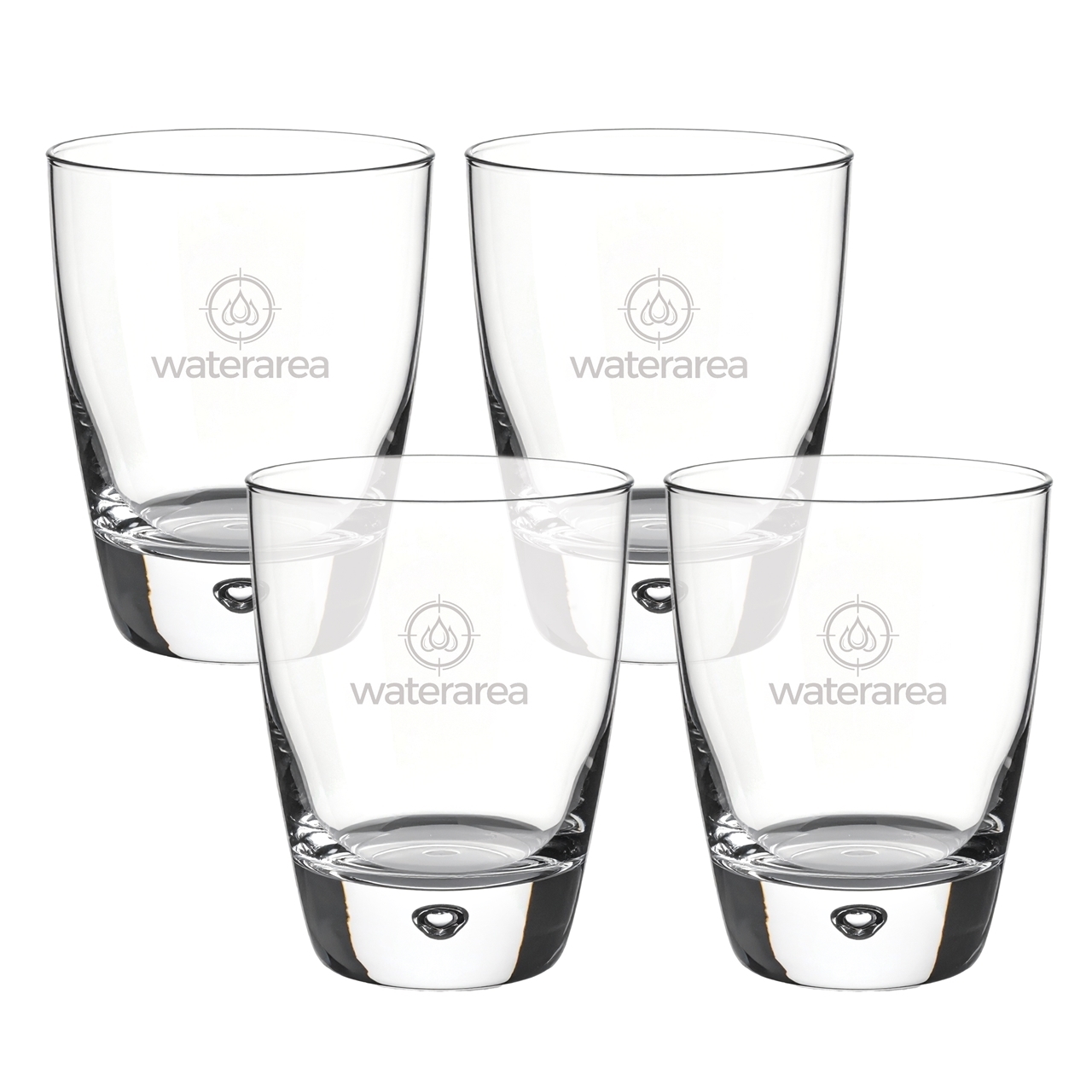 Picture of Luna 11.75oz rocks / Set of 4 - Etched