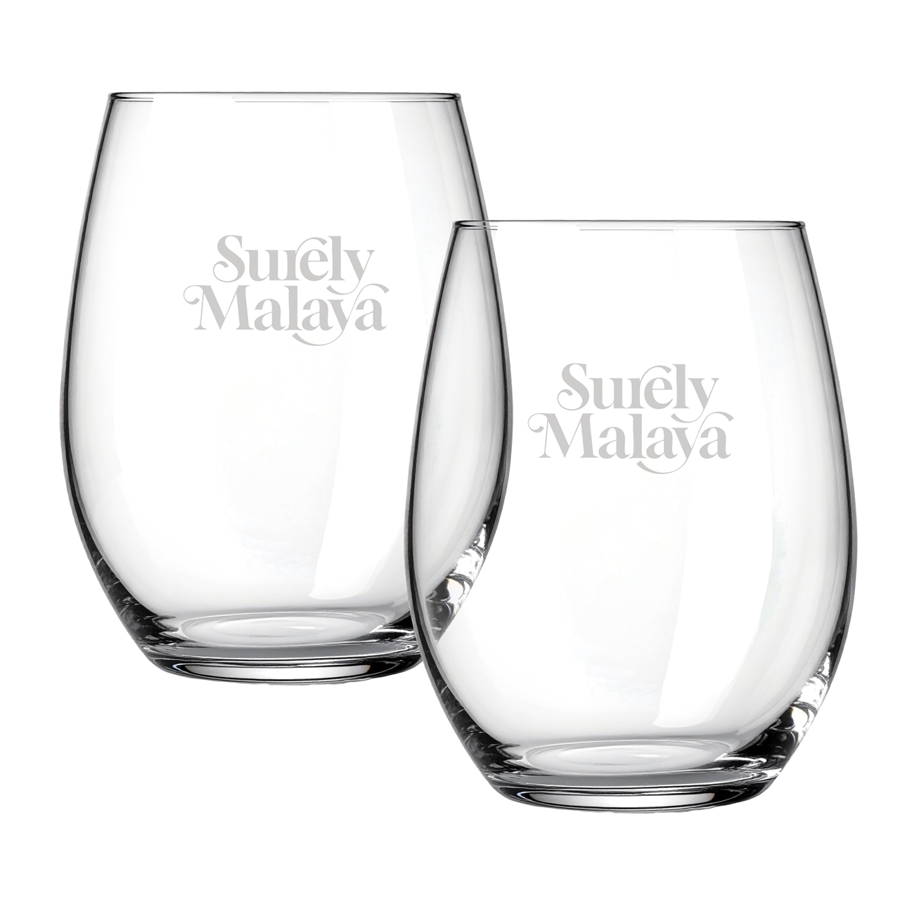 Picture of Blossom 14.75oz / Set of 2 - Etched