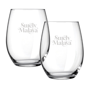 Picture of Blossom 14.75oz / Set of 2 - Etched