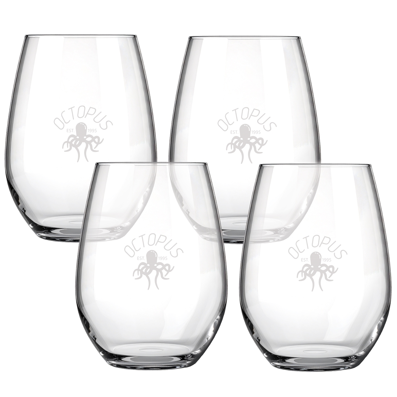 Picture of Domaine 16.75oz / Set of 4 - Etched