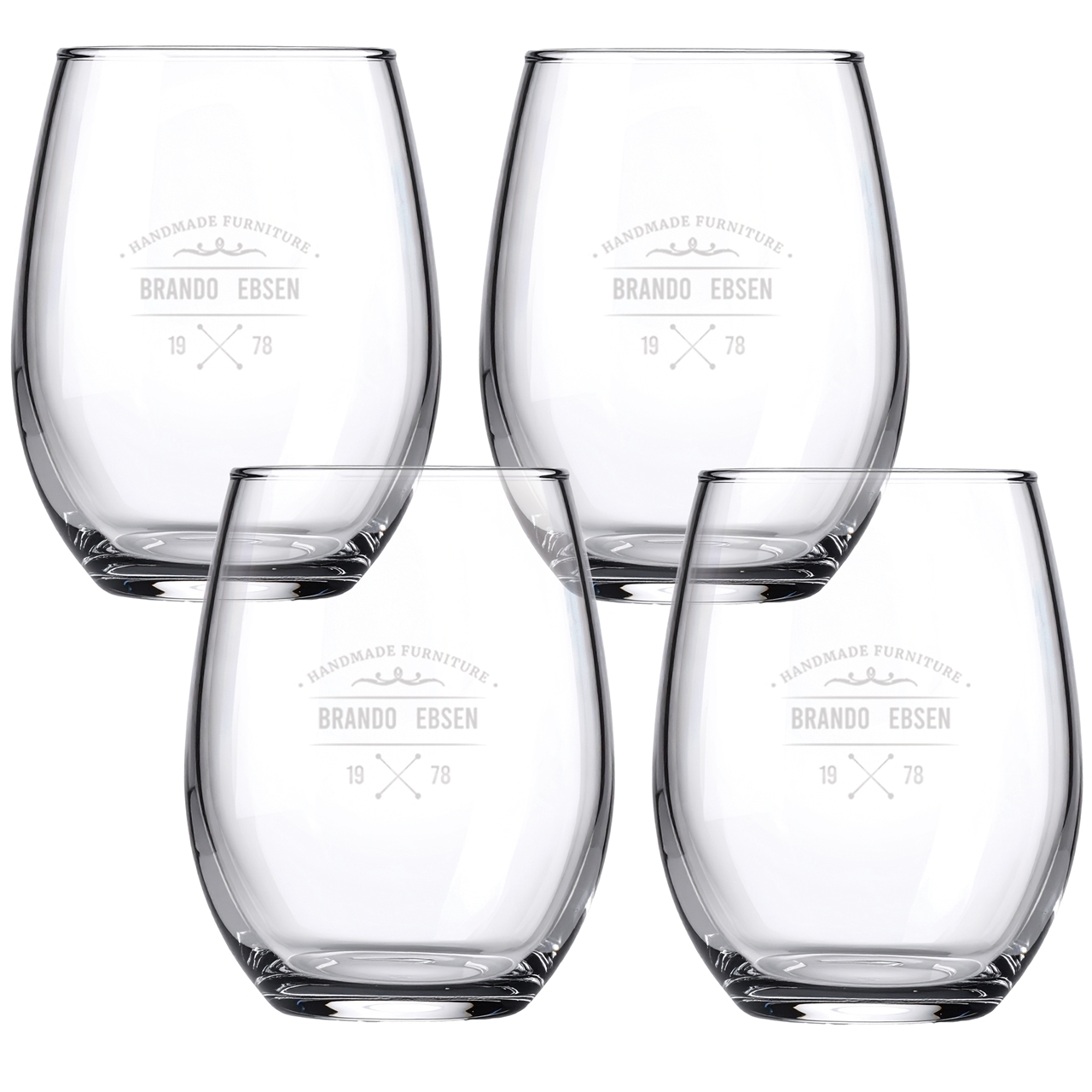 Picture of Veranda 17oz / Set of 4 - Etched