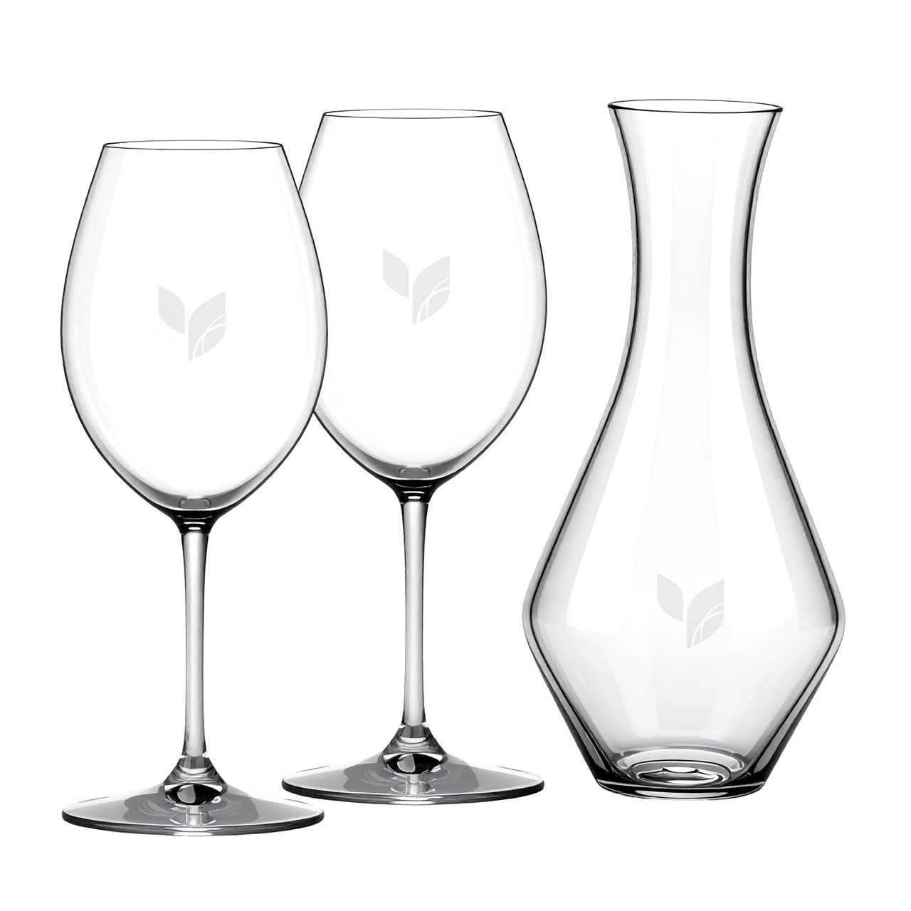 Picture of Merlot Decanter & Syrah Set - Etched