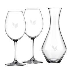 Picture of Merlot Decanter & Syrah Set - Etched
