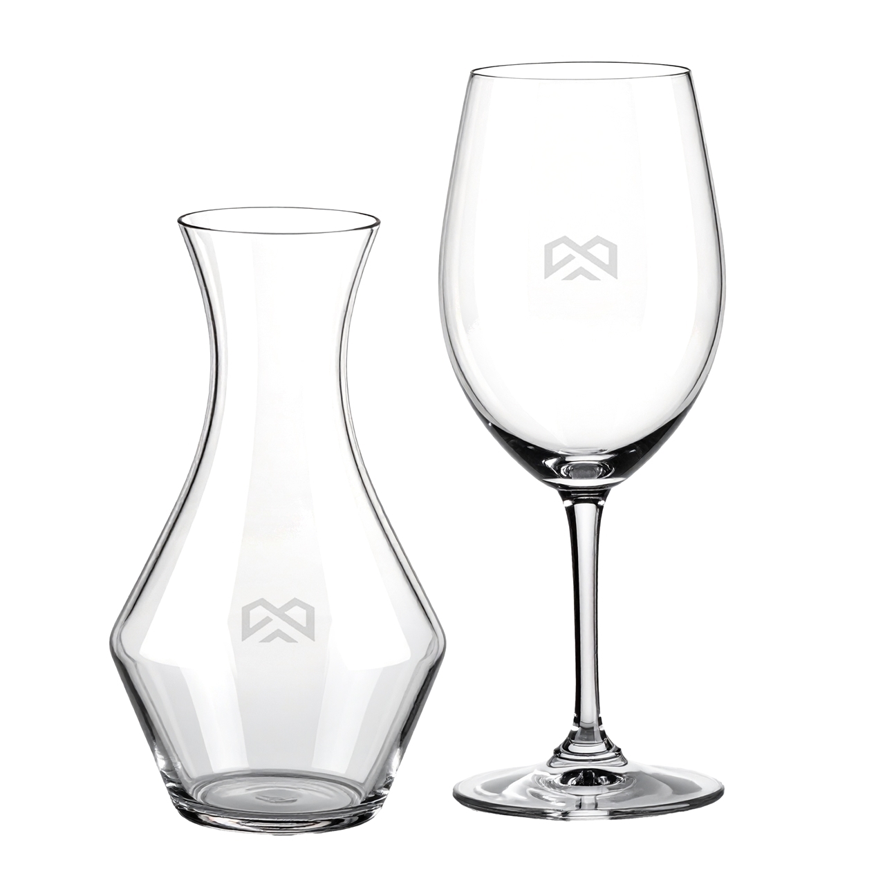 Picture of Mini Decanter & Ellanico Set - Etched