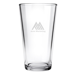 Picture of Vista Heavy Base Mixing Glass 20oz / Set of 4 - Etched