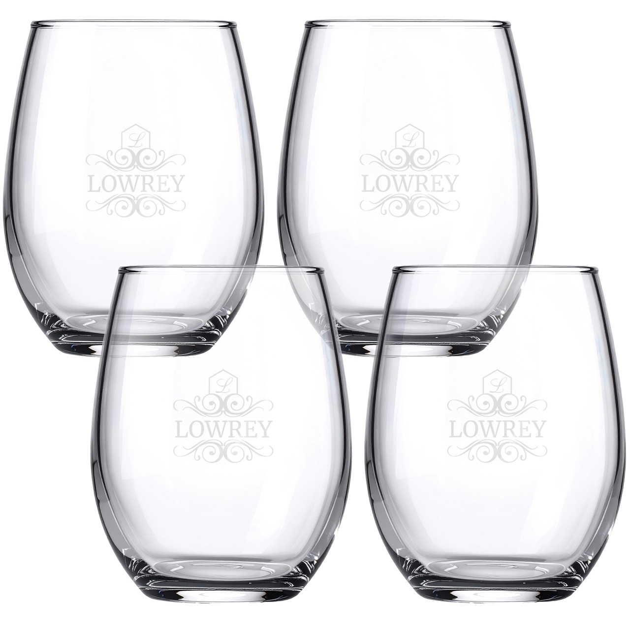 Picture of Veranda 21oz / Set of 4 - Etched