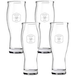 Picture of Bree 20oz Tall Pilsner | Set of 4 - Etched