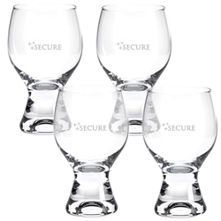 Picture of Gina Goblet 12.5oz / Set of 4 - Etched