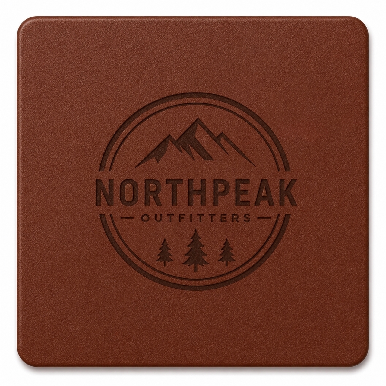 Picture of Single Leather Coasters 3.5" x 3.5"