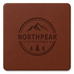 Picture of Single Leather Coasters 4.25" x 4.25"