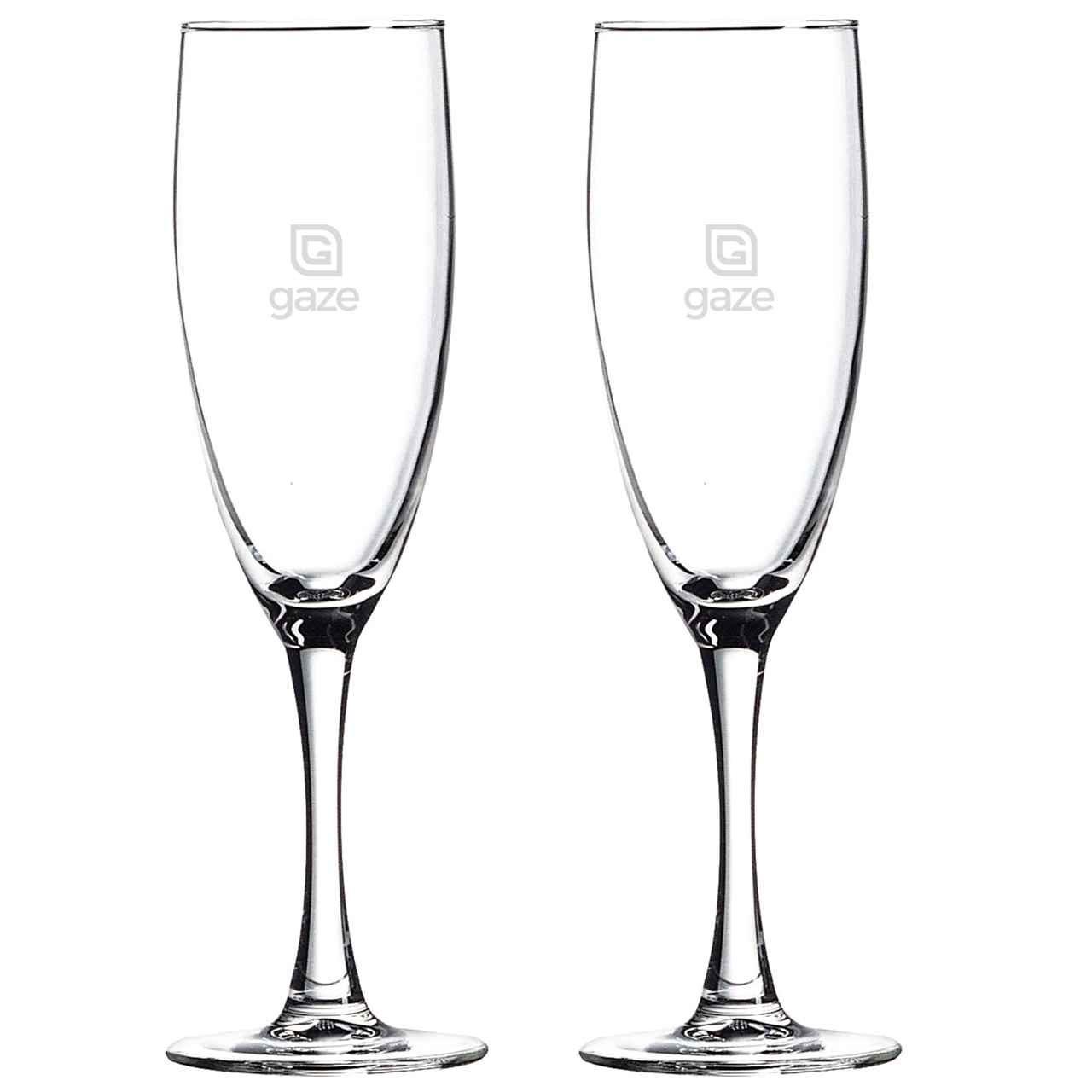 Picture of Champagne Flute 5.75oz / Set of 2 - Etched