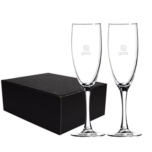 Picture of Champagne Flute 5.75oz / Set of 2 - Etched